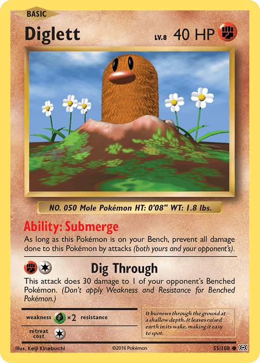 Diglett (55/108) [XY: Evolutions] - for just $0.10! 