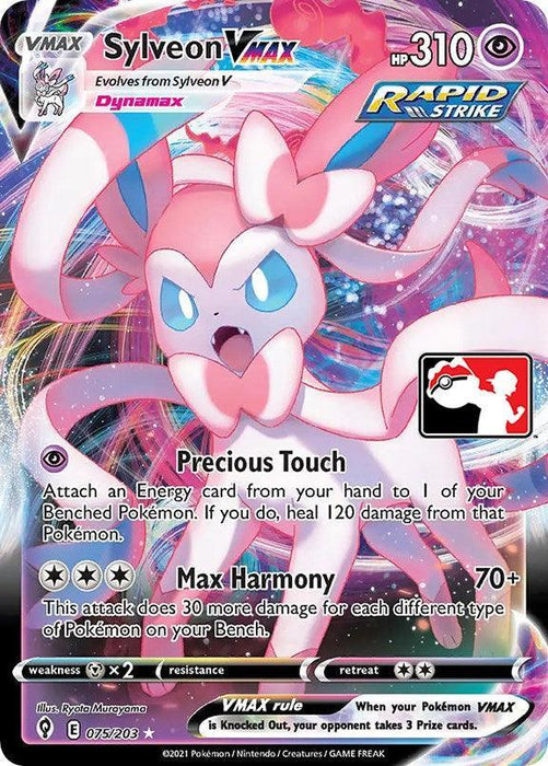 Sylveon VMAX (075/203) [Prize Pack Series One] - for just $68.80! 