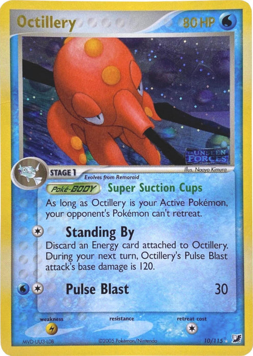Octillery (10/115) (Stamped) [EX: Unseen Forces] - for just $5.25! 