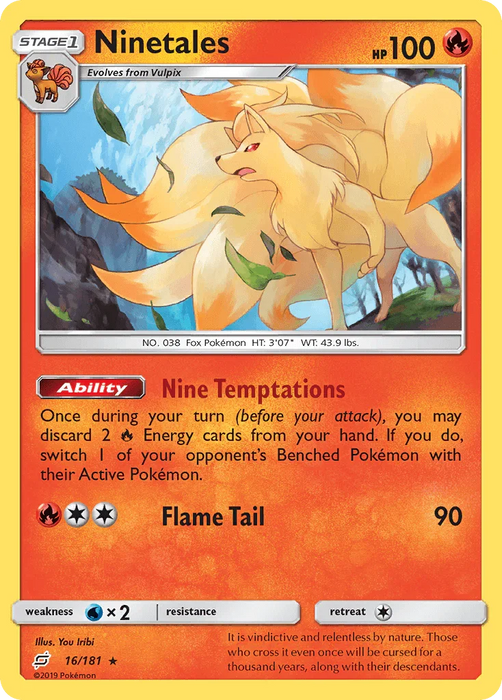 Ninetales (16/181) [Sun & Moon: Team Up] - for just $0.55! 