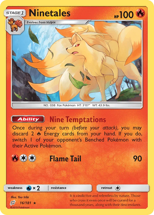 Ninetales (16/181) [Sun & Moon: Team Up] - for just $0.65! 