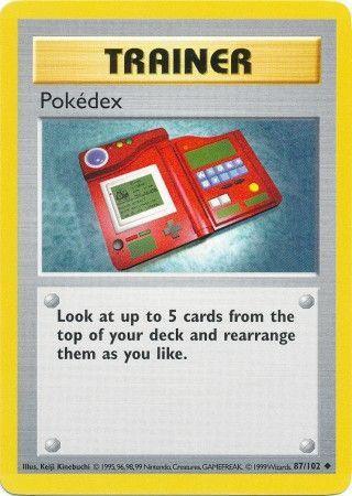 Pokedex (87/102) [Base Set Shadowless Unlimited] - for just $0.75! 