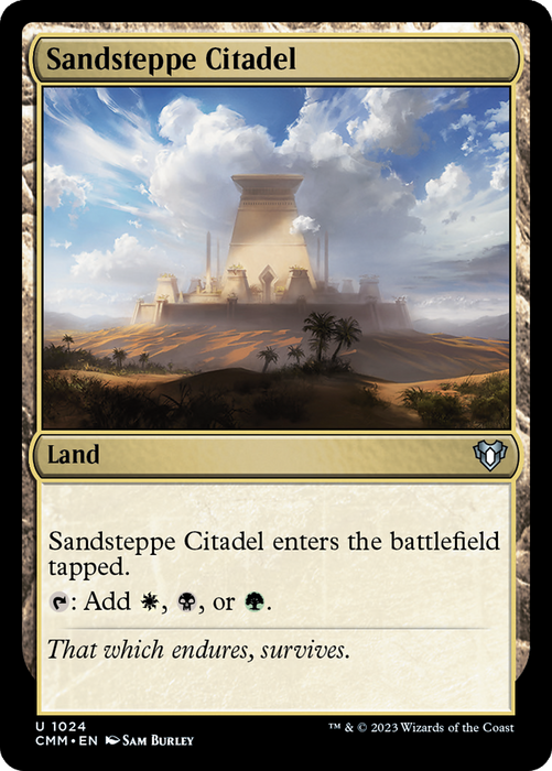 Sandsteppe Citadel (CMM-1024) - Commander Masters - for just $0.11! 