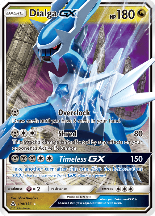 Dialga GX (100/156) [Sun & Moon: Ultra Prism] - for just $2.85! 