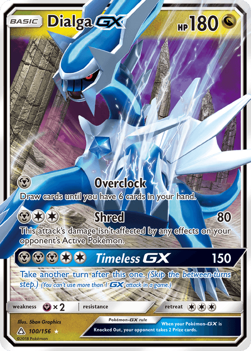 Dialga GX (100/156) [Sun & Moon: Ultra Prism] - for just $2.85! 