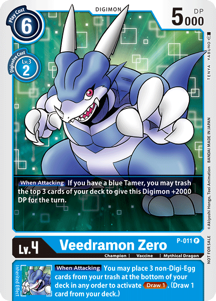 Veedramon Zero [P-011] [Promotional Cards] - Just $0.09! Shop now at Retro Gaming of Denver