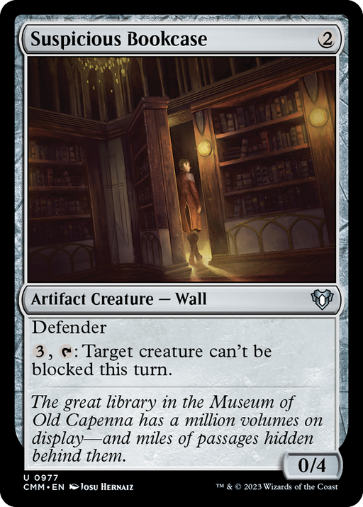 Suspicious Bookcase (CMM-977) - Commander Masters - for just $0.07! 