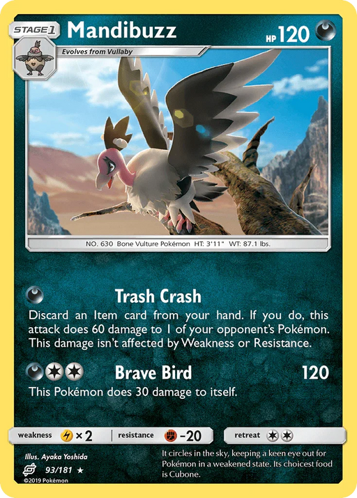 Mandibuzz (93/181) [Sun & Moon: Team Up] - for just $0.15! 