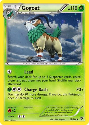 Gogoat (19/146) (Cosmos Holo) [XY: Base Set] - Just $0.25! Shop now at Retro Gaming of Denver