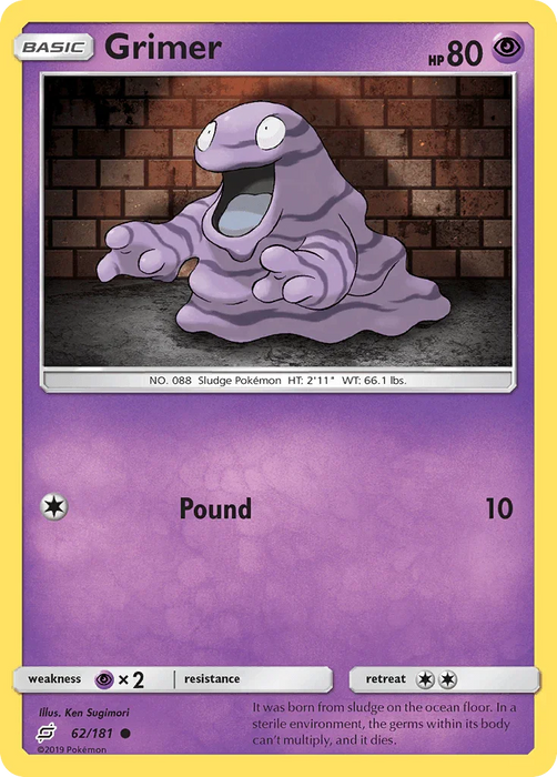 Grimer (62/181) [Sun & Moon: Team Up] - for just $0.10! 