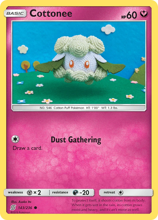 Cottonee (143/236) [Sun & Moon: Unified Minds] - for just $0.60! 