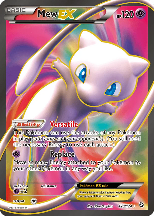 Mew EX (120/124) [Black & White: Dragons Exalted] - for just $169.40! 