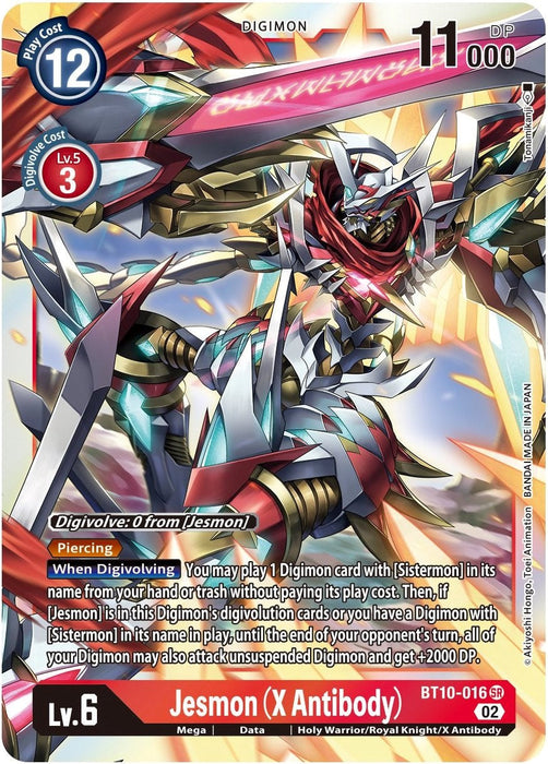 Jesmon (X Antibody) [BT10-016] [Xros Encounter] - Just $0.65! Shop now at Retro Gaming of Denver