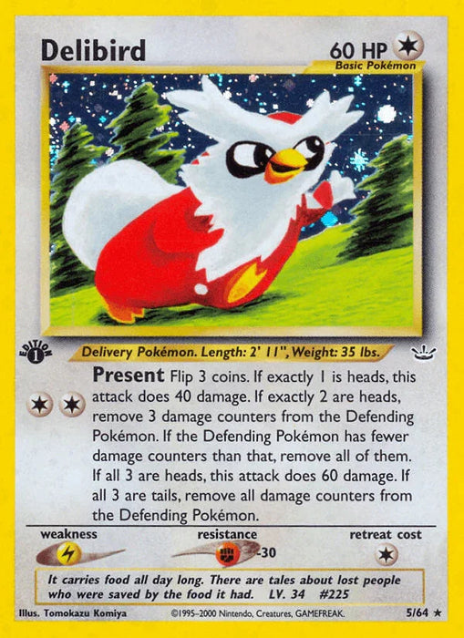 Delibird (5/64) [Neo Revelation 1st Edition] - for just $28.15! 