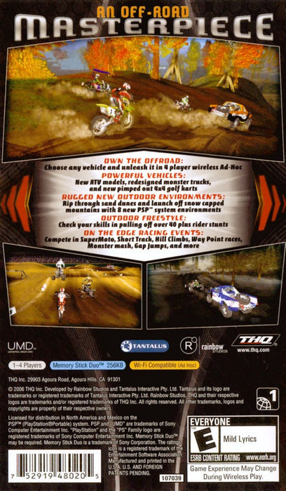 MX vs ATV: On the Edge – PlayStation Portable (PSP) - for just $5.99! 
