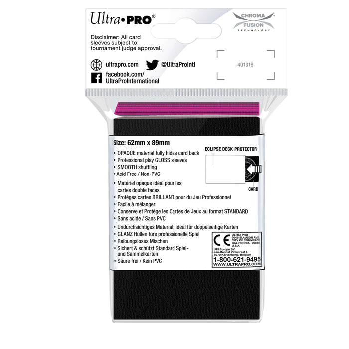 Ultra PRO: Small 60ct Sleeves - Eclipse Gloss (Hot Pink) - Just $0! Shop now at Retro Gaming of Denver