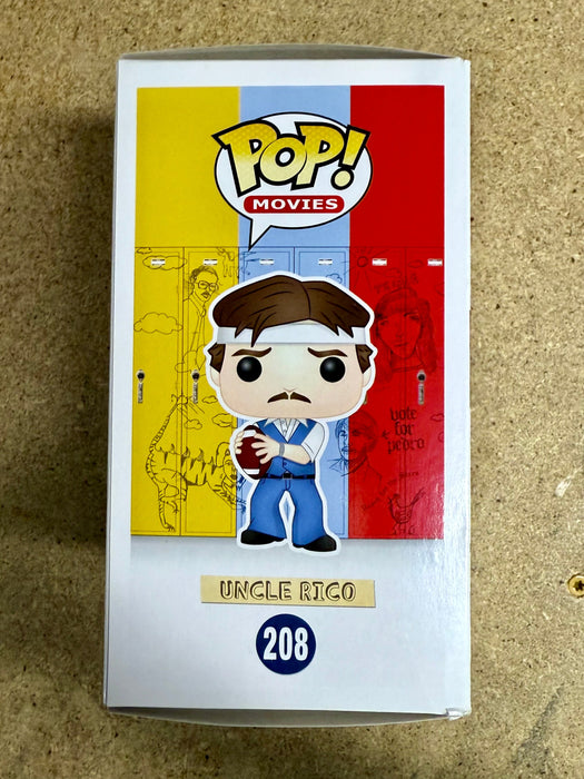 Jon Gries Signed Uncle Rico Napoleon Dynamite Vaulted 2015 Funko Pop! #208 With JSA COA - for just $150! 