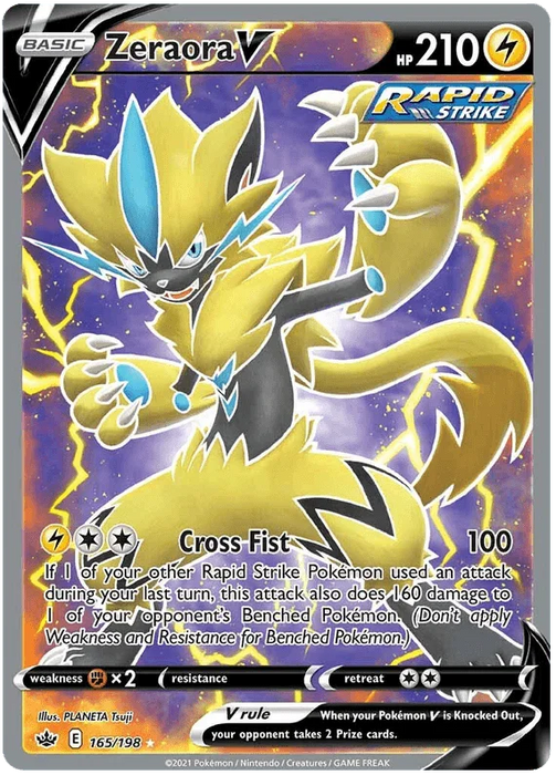 Zeraora V (165/198) [Sword & Shield: Chilling Reign] - for just $4.10! 