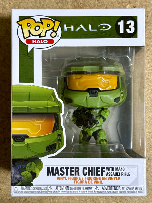 Funko Pop! Games Master Chief #13 Halo With MA40 Assault Rifle 2020 Vaulted - for just $15! 