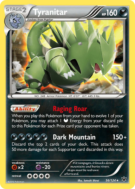 Tyranitar (56/124) [XY: Fates Collide] - for just $0.40! 