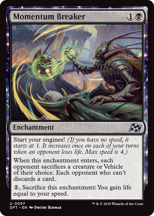 Momentum Breaker (DFT-097) - Aetherdrift: (enchantment) - for just $0.10! 