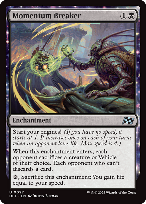 Momentum Breaker (DFT-097) - Aetherdrift: (enchantment) - for just $0.10! 
