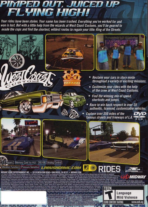 L.A. Rush – PlayStation 2 (PS2) - for just $9.99! 