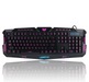 J10 tricolor backlight wired gaming keyboard set colorful luminous gaming mouse keyboard Russian keyboard - for just $13.76! 