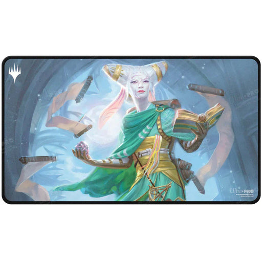 Ultra PRO: Black-Stitched Playmat - Innistrad Remastered (Tamiyo, Field Researcher) - for just $14.95! 