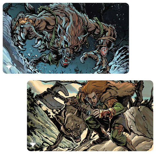 Ultra PRO: Double-Sided Playmat - Innistrad Remastered (Huntmaster of the Fells/Ravager of the Fells) - for just $21.95! 