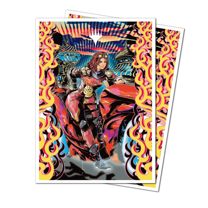 Ultra PRO Magic: The Gathering - Apex Sleeves 105ct - Aetherdrift (Chandra, Spark Hunter) - for just $14.95! 