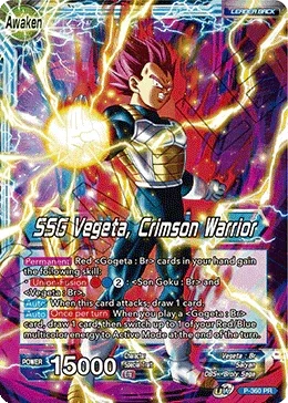Vegeta // SSG Vegeta, Crimson Warrior (P-360) [Promotion Cards] - for just $1.05! 