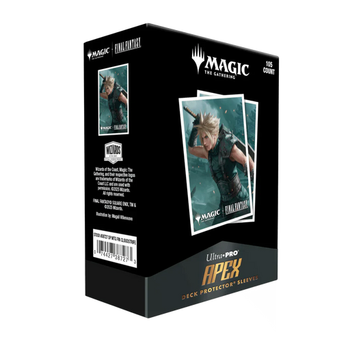 Deck Protector Sleeves: Apex - Magic: The Gathering FINAL FANTASY Cloud, Planet's Champion (105ct) - for just $23.99! 