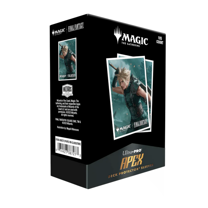 Deck Protector Sleeves: Apex - Magic: The Gathering FINAL FANTASY Cloud, Planet's Champion (105ct) - for just $23.99! 