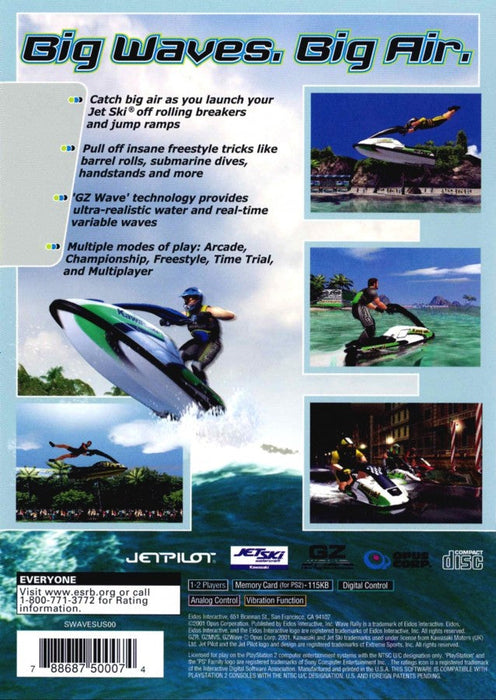 Wave Rally – PlayStation 2 (PS2) - for just $6.99! 