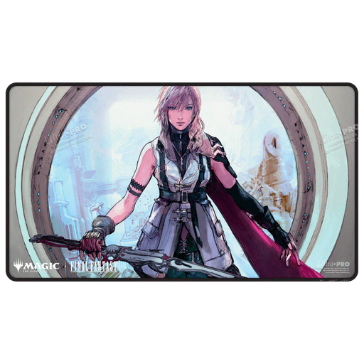 Ultra PRO Magic: The Gathering - Black Stitched Playmat - Final Fantasy (Lightning, Army of One) - for just $19.95! 