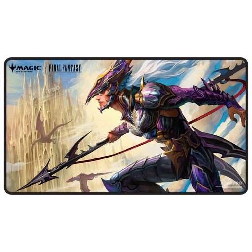 Ultra PRO Magic: The Gathering - Black Stitched Playmat - Final Fantasy (Kain, Traitorous Dragoon) - for just $19.95! 