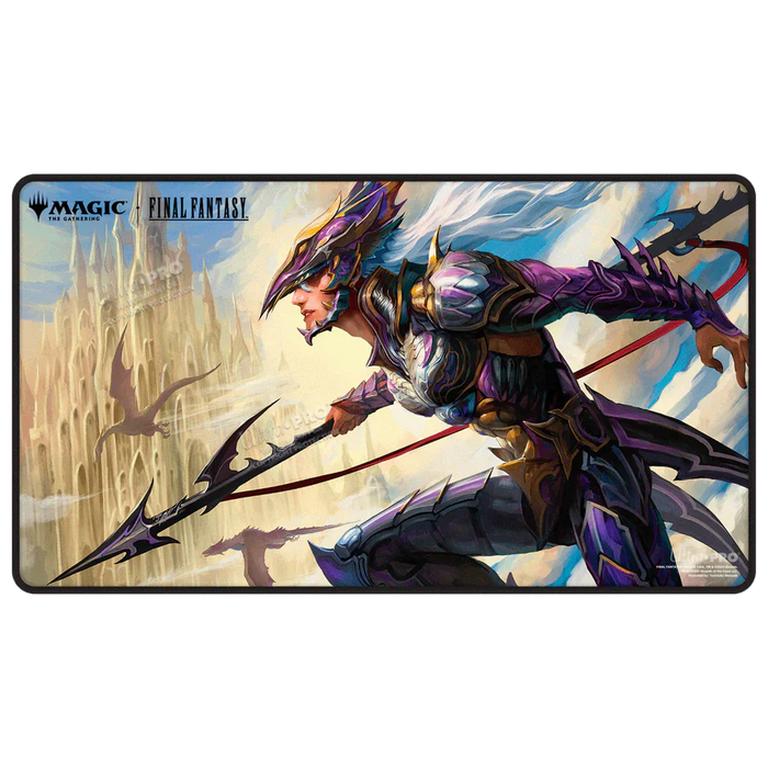 Ultra PRO Magic: The Gathering - Black Stitched Playmat - Final Fantasy (Kain, Traitorous Dragoon) - for just $19.95! 