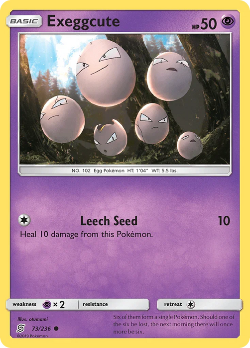 Exeggcute (73/236) [Sun & Moon: Unified Minds] - for just $0.10! 