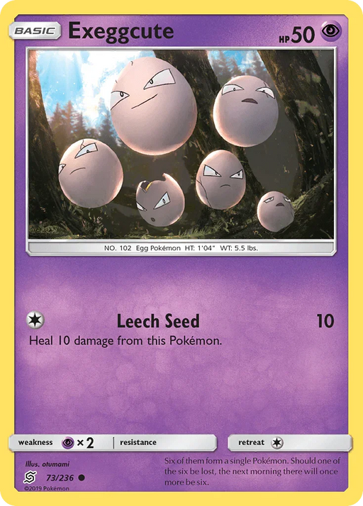 Exeggcute (73/236) [Sun & Moon: Unified Minds] - for just $0.10! 