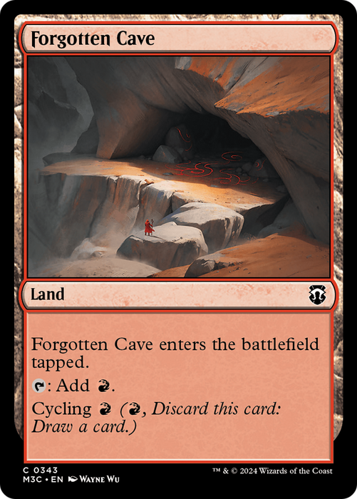 Forgotten Cave (Ripple Foil) [Modern Horizons 3 Commander] - Just $0.25! Shop now at Retro Gaming of Denver