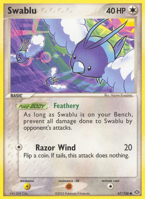 Swablu (67/106) [EX: Emerald] - for just $0.70! 
