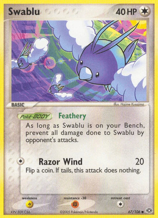 Swablu (67/106) [EX: Emerald] - for just $0.70! 
