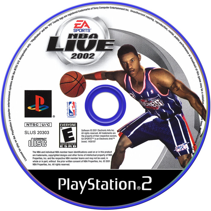 NBA Live 2002 – PlayStation 2 (PS2) - for just $3.99! 