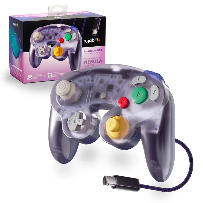 PHANTOM GCC Wired Competition Controller (Nebula Edition) – Nintendo GameCube Accessory (GC) - for just $64.99! 
