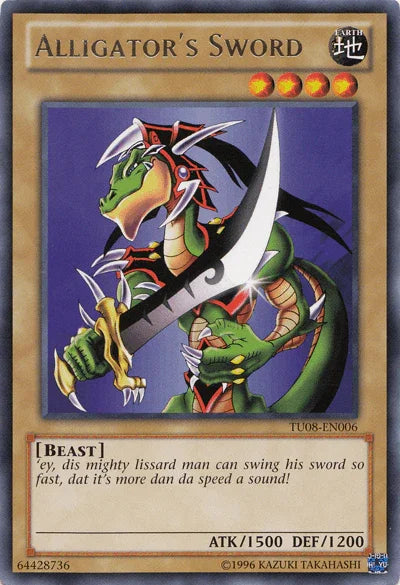 Alligator's Sword [TU08-EN006] Rare - for just $0.25! 
