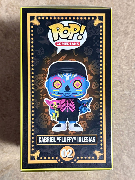 Gabriel “FLUFFY” Iglesias Signed BL Dia De Los Muertos Funko Pop! With JSA COA - for just $100! 