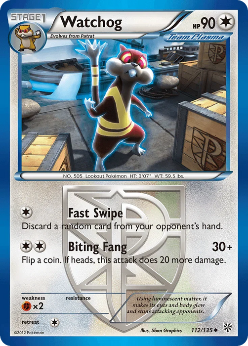 Watchog (112/135) [Black & White: Plasma Storm] - for just $0.20! 