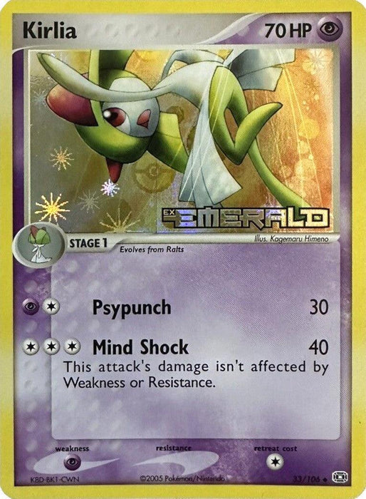 Kirlia (33/106) (Stamped) [EX: Emerald] - for just $11.20! 