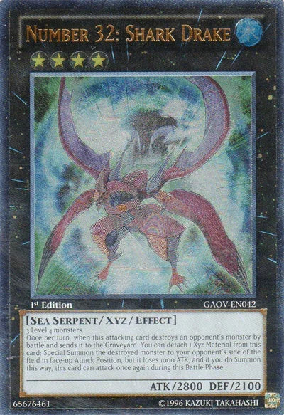 Number 32: Shark Drake [GAOV-EN042] Ultimate Rare - for just $3.25! 